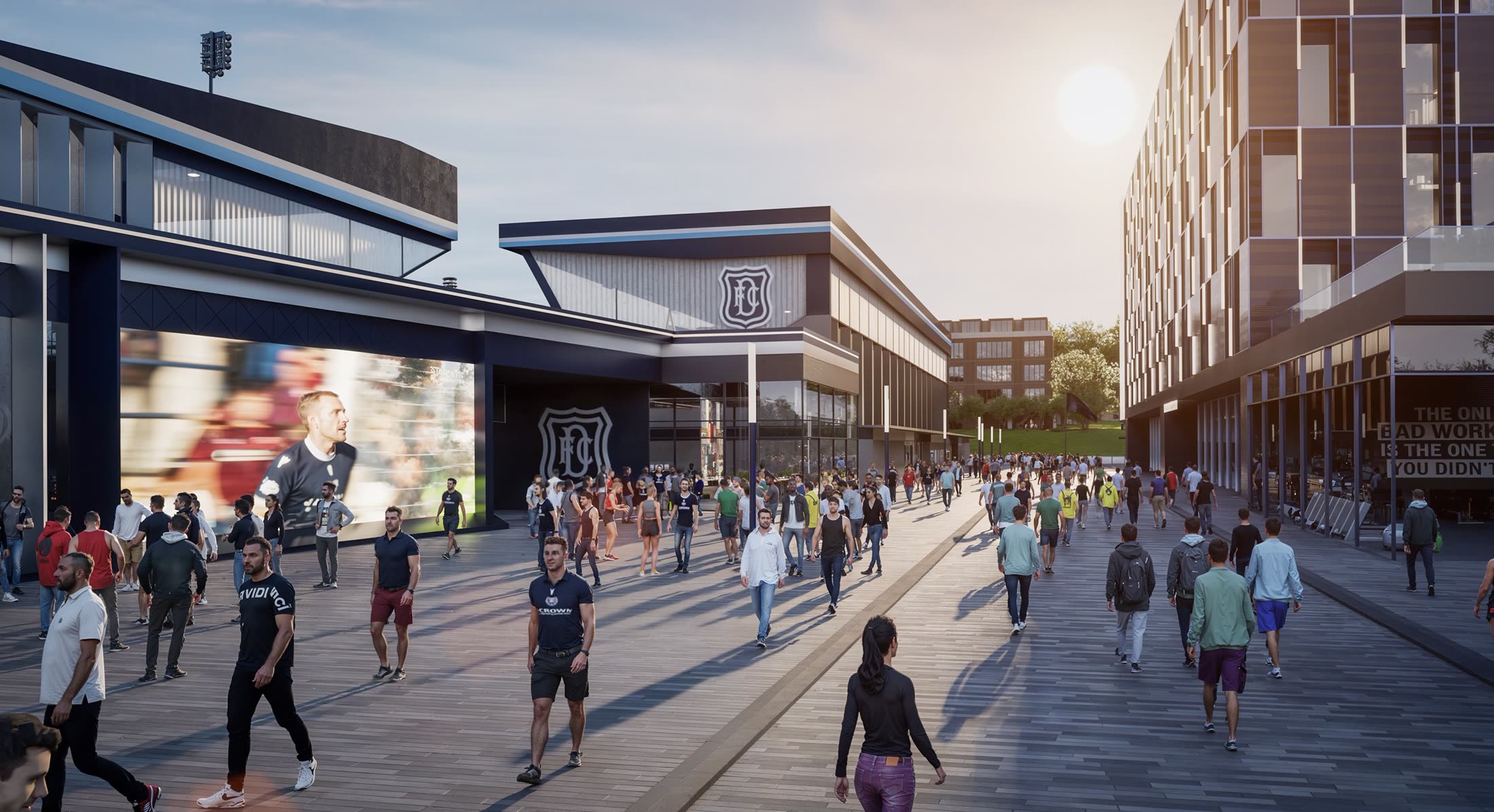 Dundee FC — New Stadium — wide view 1
