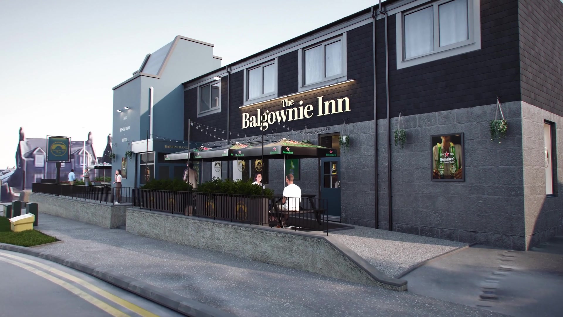 The Balgownie Inn — CGI and Film by Visual Lane